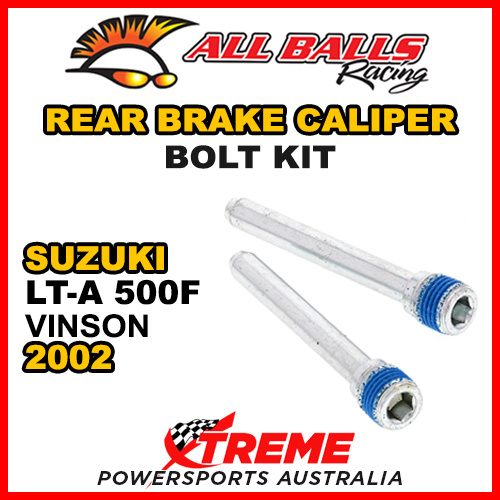 All Balls 18-7002 For Suzuki LT-A500F Vinson 2002 Rear Brake Caliper Bolt Kit