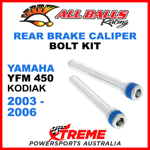 All Balls 18-7002 Yamaha YFM450 Kodiak 2003-2006 Rear Brake Caliper Bolt Kit