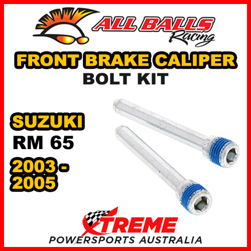 All Balls 18-7002 For Suzuki RM65 RM 65 2003-2005 Front Brake Caliper Bolt Kit