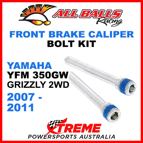 All Balls 18-7002 Yamaha YFM350FGW Grizzly 2WD 07-11 Front Brake Caliper Bolt Kit