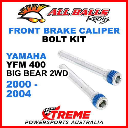 All Balls 18-7002 Yamaha YFM400 Big Bear 2WD 00-04 Front Brake Caliper Bolt Kit