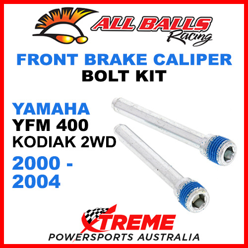 All Balls 18-7002 Yamaha YFM400 Kodiak 2WD 00-04 Front Brake Caliper Bolt Kit