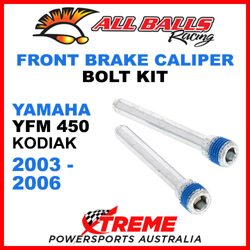 All Balls 18-7002 Yamaha YFM450 Kodiak 2003-2006 Front Brake Caliper Bolt Kit