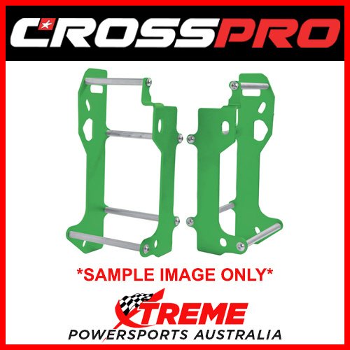 CrossPro Kawasaki KXF450 KX450F 2006-2008 Green Radiator Brace Protector