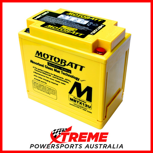 Motobatt 12V 200 CCA MBTX12U Arctic Cat 300 CORE 2012-2013 Motobatt AGM Battery