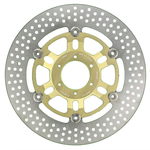 Gold Gold Alloy Center Front Left Brake Disc for HONDA CBR 250 RR 1990-2000 