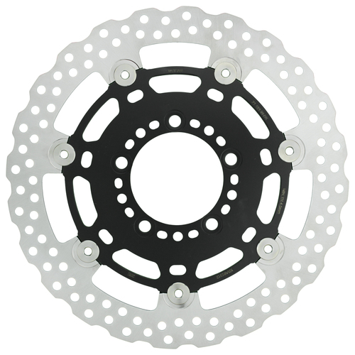 Black Wave Front Right Brake Disc for KAWASAKI ER-6NL LAMS ABS 2010-2016 