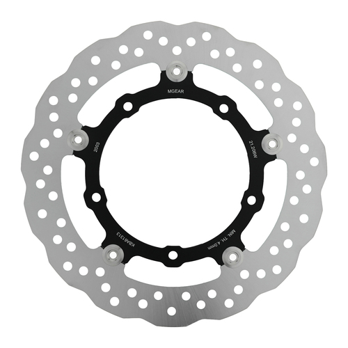 Black Wave Front Left Brake Disc for YAMAHA XSR 700 ABS X-Tribute 2019-2019 