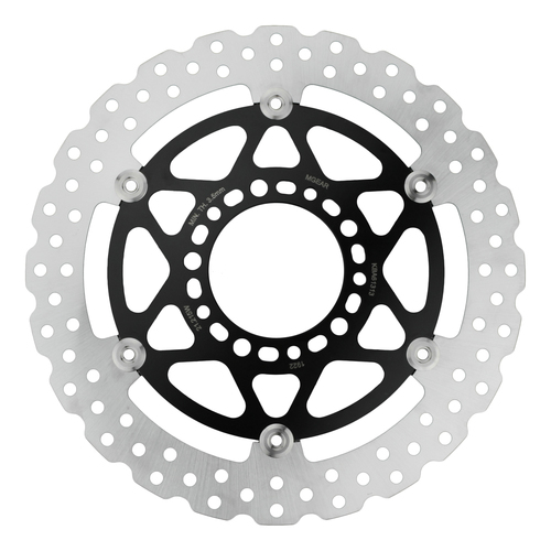 Black Wave Front Left Brake Disc for CF MOTO 650 NK ABS 2014-2022 