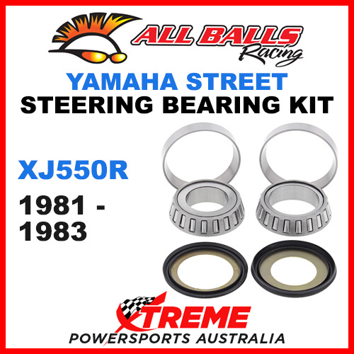 All Balls 22-1007 Yamaha XJ550R XJ 550R 1981-1983 Steering Head Stem Bearing Kit