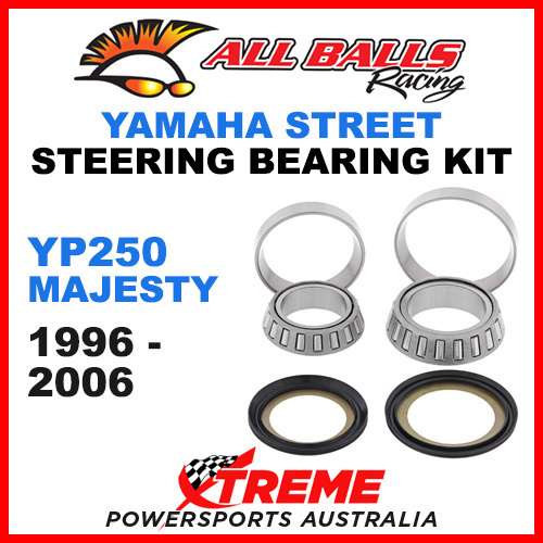 All Balls 22-1008 Yamaha YP250 Majesty 1996-2006 Steering Head Stem Bearing Kit