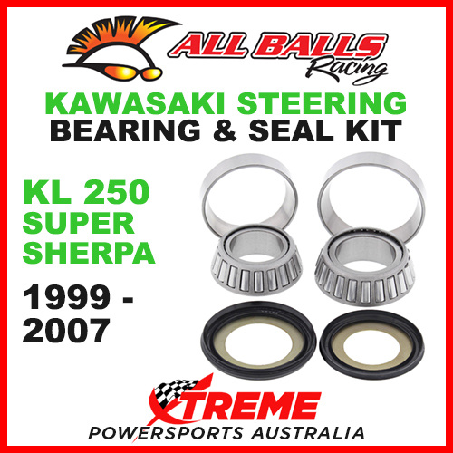 22-1009 Kawasaki KL 250 Super Sherpa 1999-2007 Steering Head Stem Bearing Kit