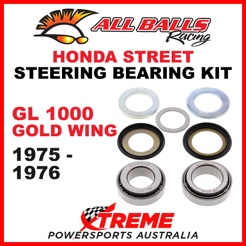 All Balls 22-1011 Honda GL1000 Gold Wing 1975-76 Steering Head Stem Bearing Kit