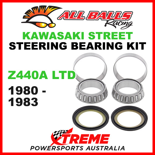 All Balls 22-1012 Kawasaki Z440A LTD 1980-1983 Steering Head Stem Bearing Kit