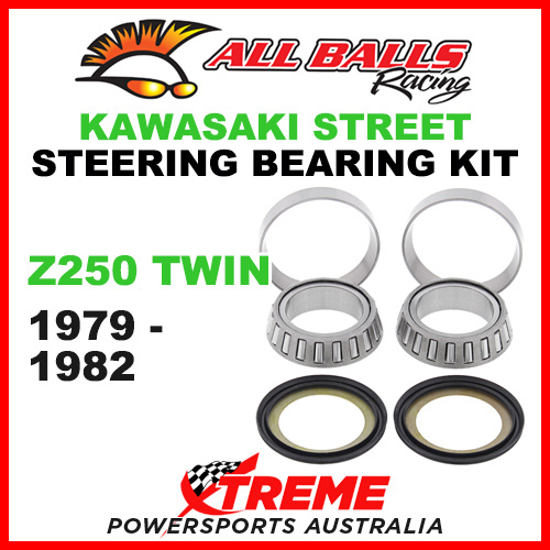 All Balls 22-1012 Kawasaki Z250 Twin 1979-1982 Steering Head Stem Bearing Kit