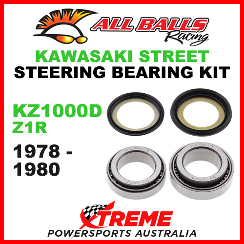 All Balls 22-1014 Kawasaki KZ1000D Z1R 1978-1980 Steering Head Stem Bearing Kit