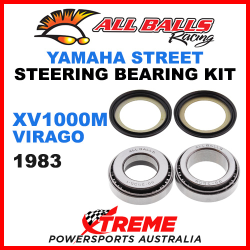 All Balls 22-1015 Yamaha XV1000M Virago 1983 Steering Head Stem Bearing Kit