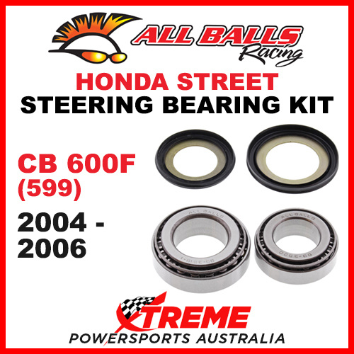 All Balls 22-1020 Honda CB600F CB 600F 2004-2006 Steering Head Stem Bearing Kit