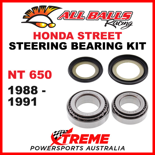 All Balls 22-1020 Honda NT650 NT 650 1988-1991 Steering Head Stem Bearing Kit