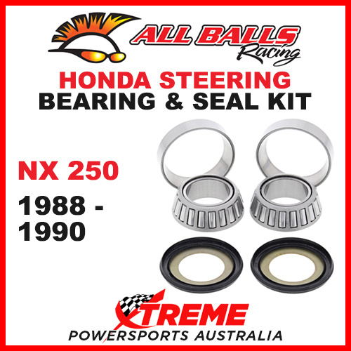 22-1021 Honda NX250 NX 250 1988-1990 Steering Head Stem Bearing & Seal Kit