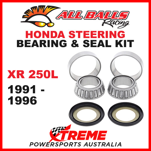 22-1021 Honda XR250L XR 250L 1991-1996 Steering Head Stem Bearing & Seal Kit