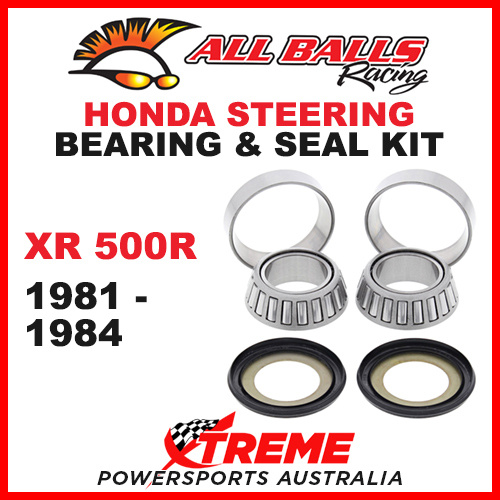 22-1021 Honda XR500R XR 500R 1981-1984 Steering Head Stem Bearing & Seal Kit