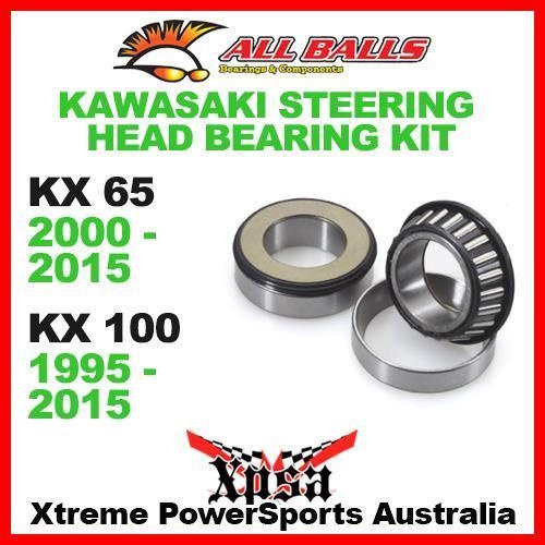 Steering Head Bearing Kit KX 65 KX65 00-2015 KX100 100 95-2015, All Balls 22-1022