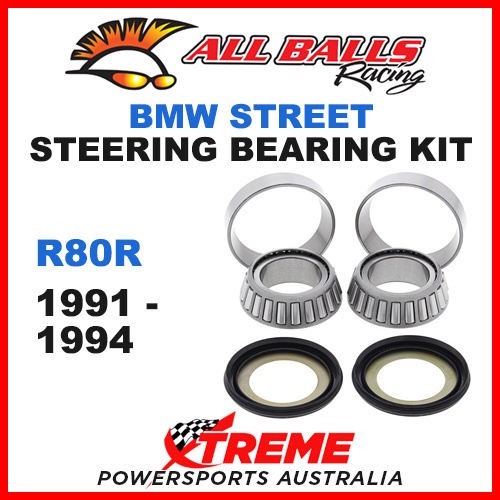 All Balls 22-1024 BMW R80R 1991-1994 Steering Head Stem Bearing Kit