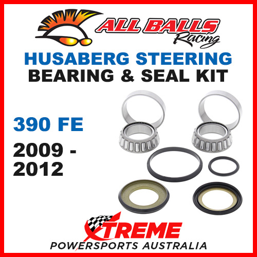 22-1026 Husaberg 390FE 390 FE 2009-2012 Steering Head Stem Bearing & Seal Kit