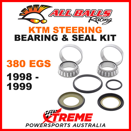 22-1026 KTM 380 EGS 380EGS 1998-1999 Steering Head Stem Bearing Kit MX Dirt Bike