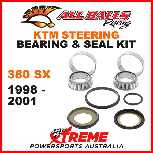 22-1026 KTM 380 SX 380SX 1998-2001 Steering Head Stem Bearing Kit MX Dirt Bike