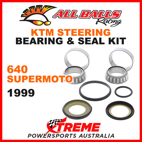 22-1026 KTM 640 640cc Supermoto 1999 Steering Head Stem Bearing Kit MX