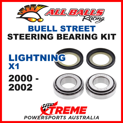 All Balls 22-1032 Buell Lightning X1 2000-2002 Steering Head Stem Bearing Kit