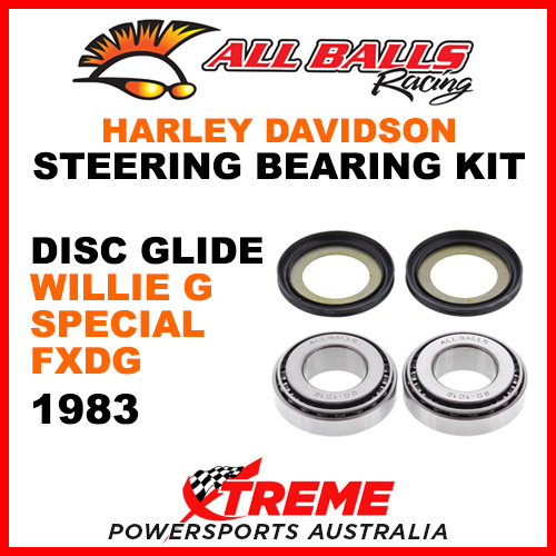 22-1032 HD Disc Glide Willie G Special FXDG 1983 Steering Head Stem Bearing Kit