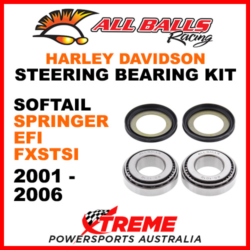 All Balls 22-1032 HD Softail Springer EFI FXSTSI 2001-2006 Head Stem Bearing Kit