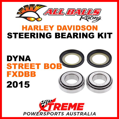 All Balls 22-1032 HD Dyna Street Bob FXDBB 2015 Steering Head Stem Bearing Kit