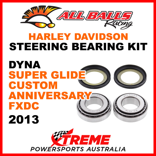 22-1032 HD Dyna Super Glide Custom Anniv FXDC 2013 Steering Head Stem Bearings