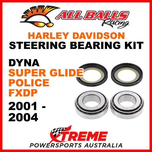 22-1032 HD Dyna Super Glide Police FXDP 2001-2004 Steering Head Stem Bearing Kit