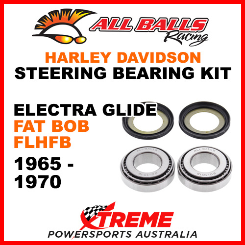 22-1032 HD Electra Glide Fat Bob FLHFB 1965-1970 Steering Head Stem Bearing Kit