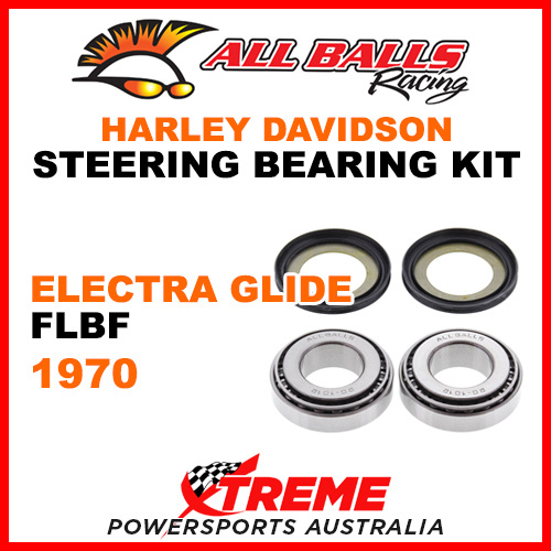 All Balls 22-1032 HD Electra Glide FLBF 1970 Steering Head Stem Bearing Kit