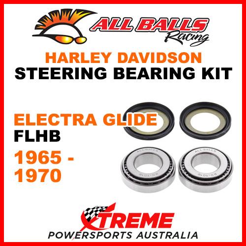 All Balls 22-1032 HD Electra Glide FLHB 1965-1970 Steering Head Stem Bearing Kit