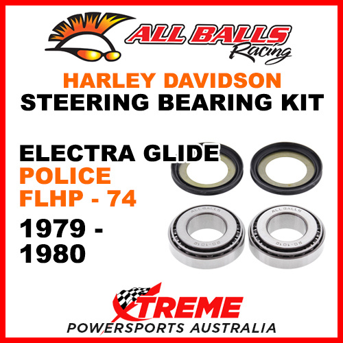 22-1032 HD Electra Glide Police FLHP-80 1979-1980 Steering Head Stem Bearing Kit