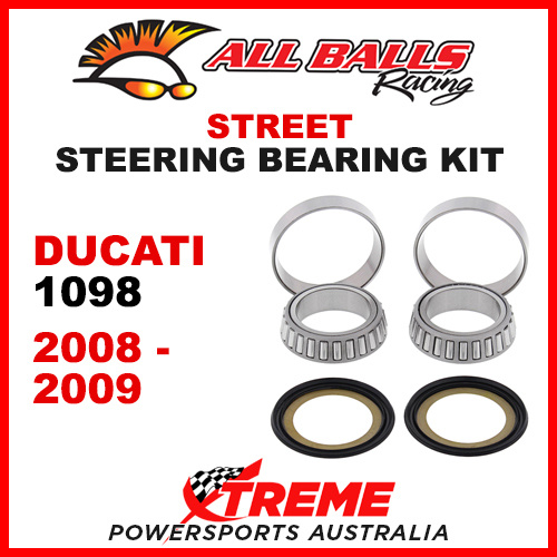 All Balls Ducati Sport 1098 2008-2009 Steering Bearing Kit 22-1039