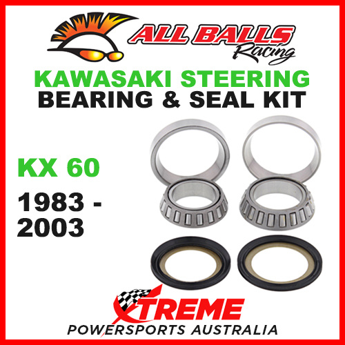 22-1040 Kawasaki KX60 KX 60 1983-2003 Steering Head Stem Bearing & Seal Kit