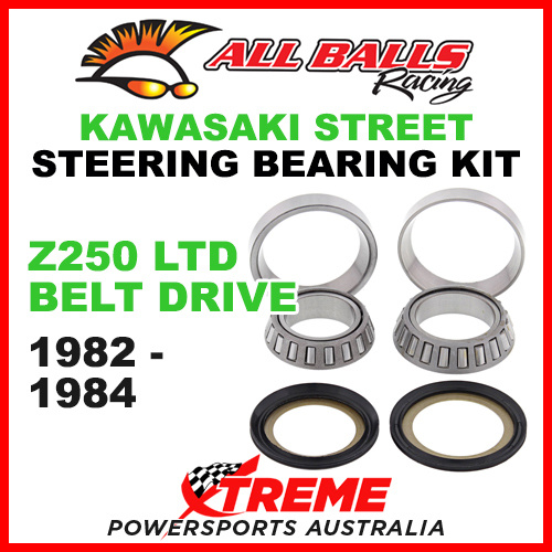 22-1040 Kawasaki Z250 LTD Belt Drive 1982-1984 Steering Head Stem Bearing Kit