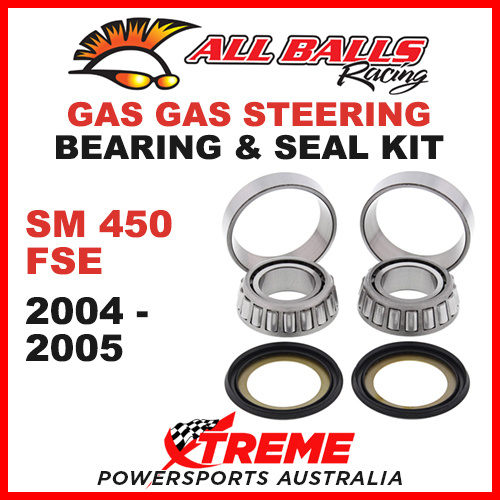 22-1044 Gas Gas SM450FSE SM 450FSE 2004-2005 Steering Head Stem Bearing Kit