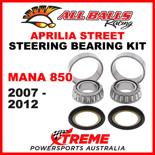 All Balls 22-1044 Aprilia Mana 850 2007-2012 Steering Head Stem Bearing Kit