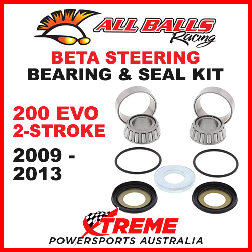 22-1047 Beta 200 EVO 2T 2009-2013 Steering Head Stem Bearing & Seal Kit