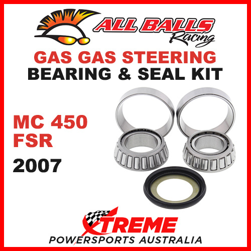 22-1056 Gas Gas MC450FSR MC 450FSR 2007 Steering Head Stem Bearing Kit