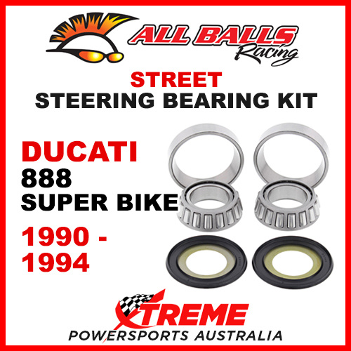 All Balls Ducati 888 Super Bike 1990-1994 Steering Bearing Kit 22-1062